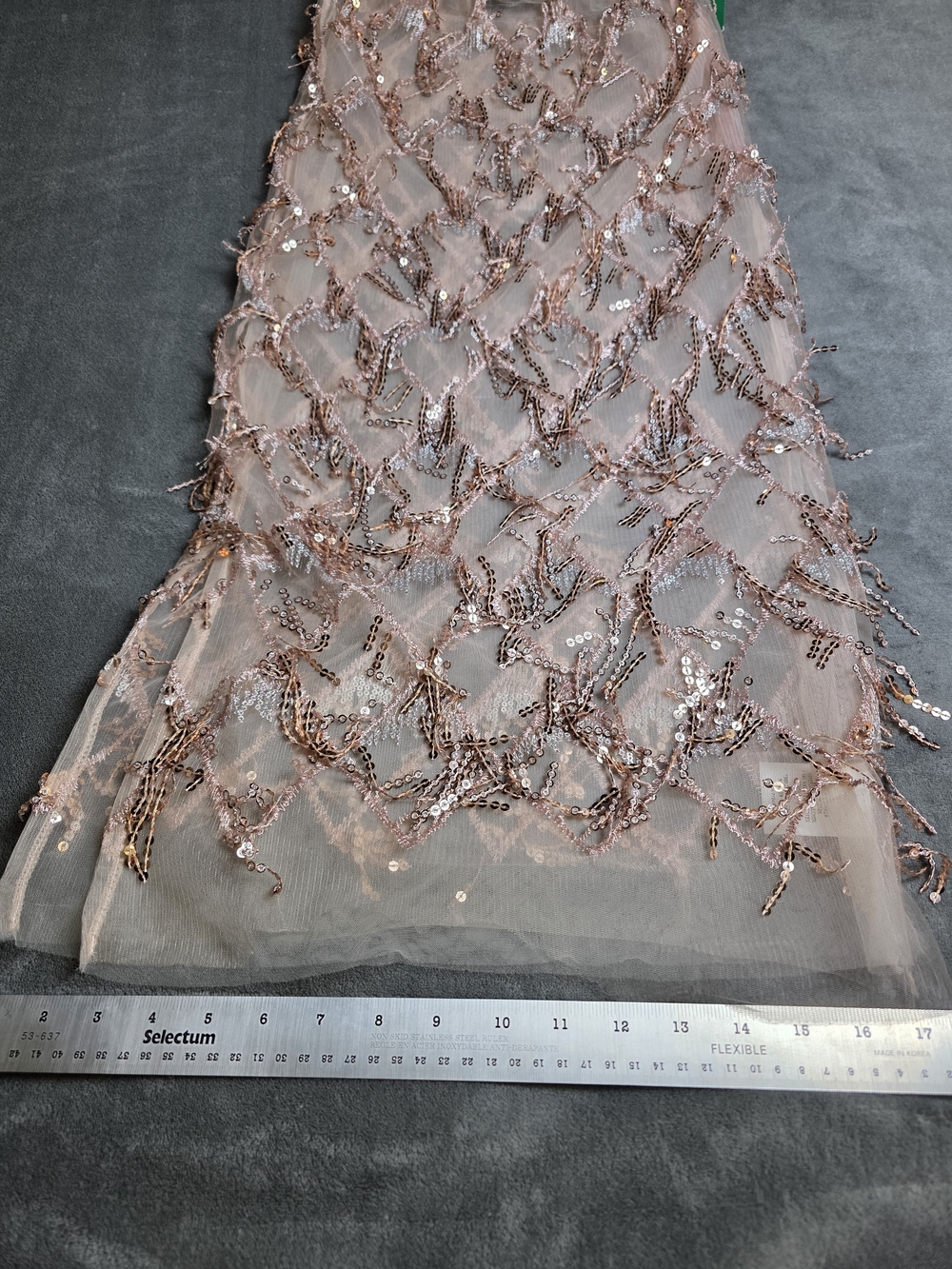 🧚♀️Sweetkama Blush Pink Sequin Embellished Midi Skirt | Fairycore | XS NWT - Picture 4 of 10
